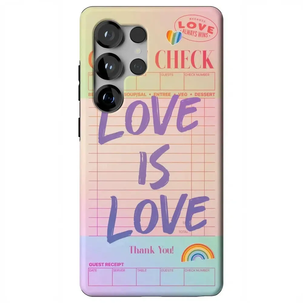 Flash Sale! Love is Love | Guest Check Pride Case  Dont Miss Out!