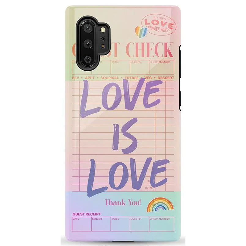 Flash Sale! Love is Love | Guest Check Pride Case  Dont Miss Out!