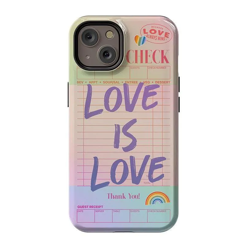 Flash Sale! Love is Love | Guest Check Pride Case  Dont Miss Out!