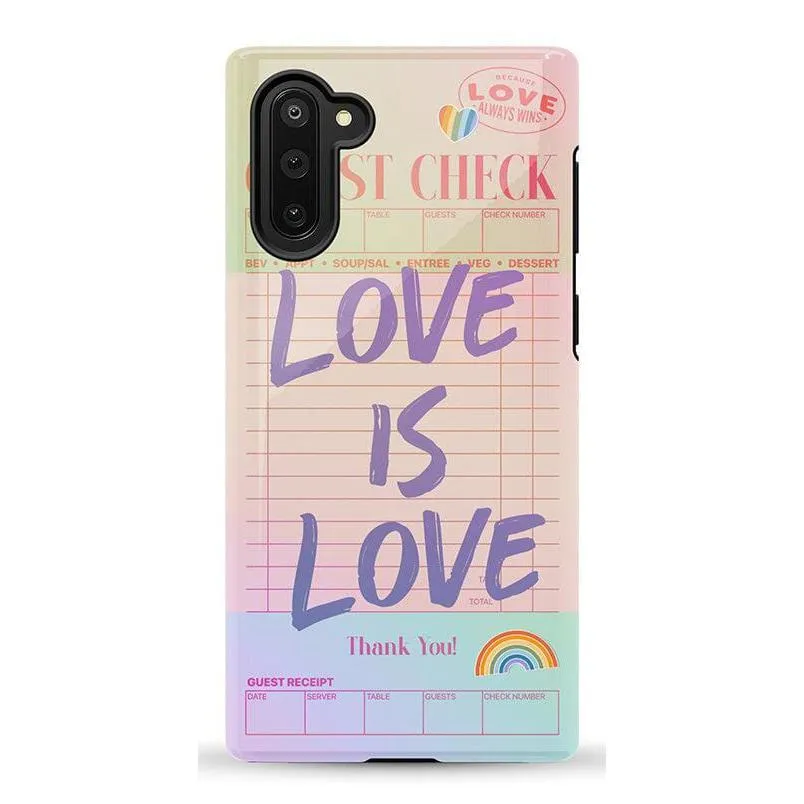 Flash Sale! Love is Love | Guest Check Pride Case  Dont Miss Out!