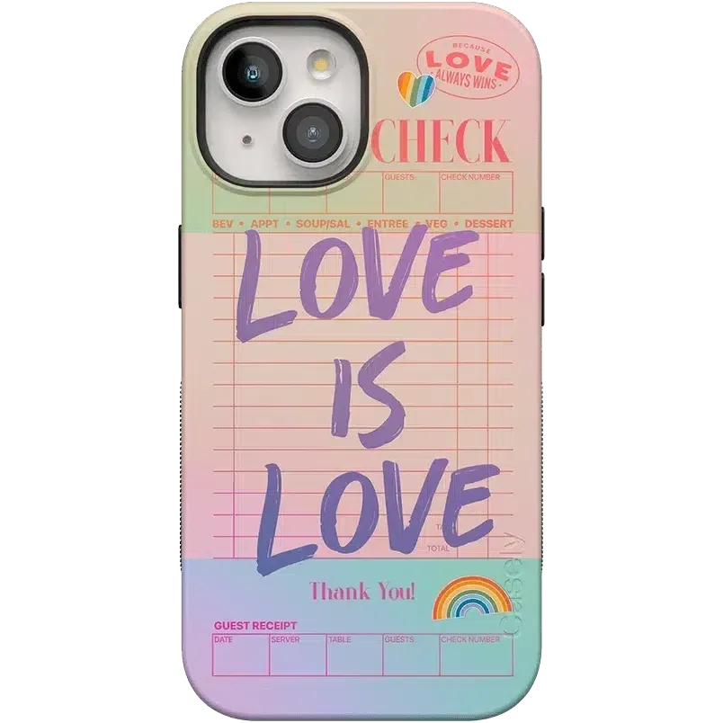 Flash Sale! Love is Love | Guest Check Pride Case  Dont Miss Out!