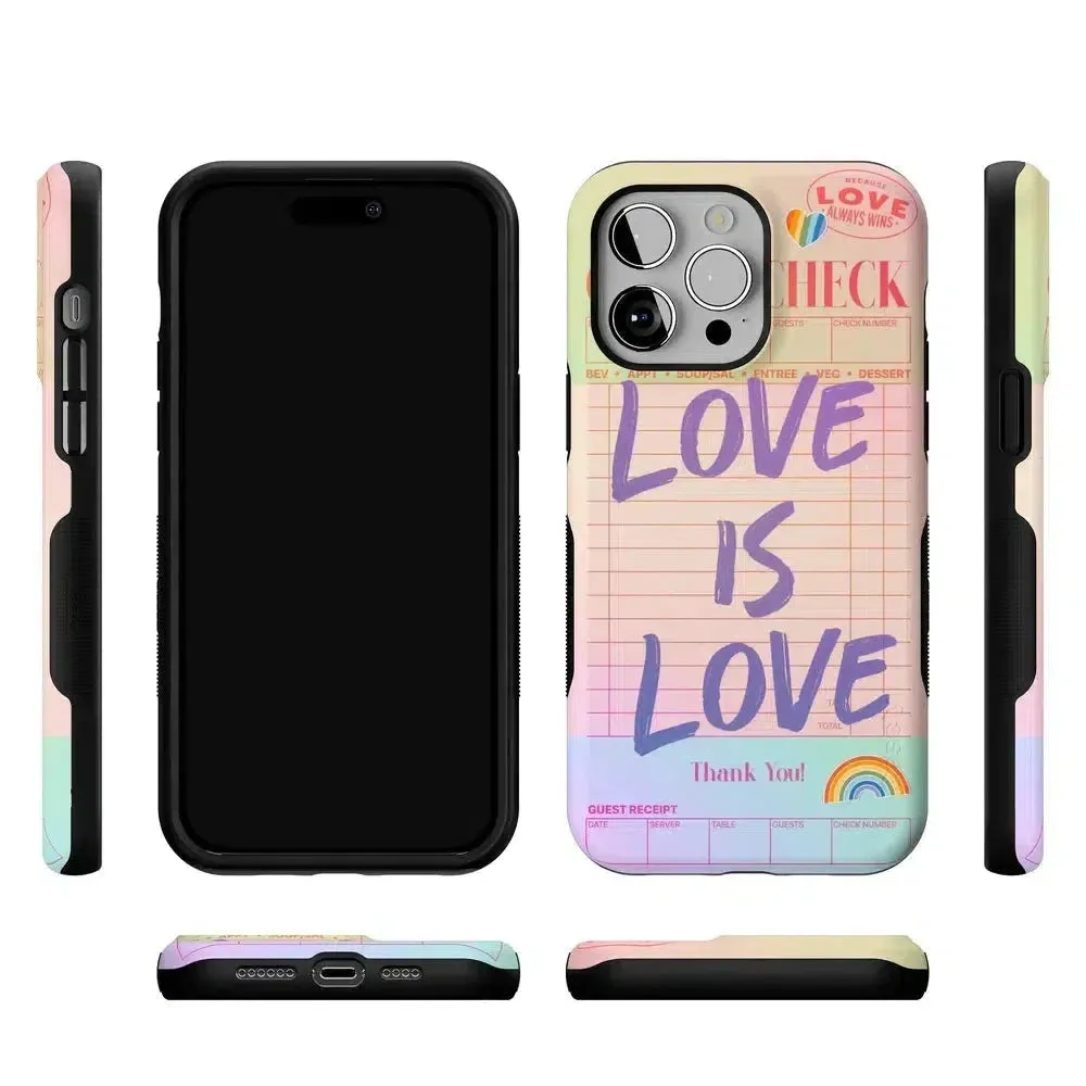 Flash Sale! Love is Love | Guest Check Pride Case  Dont Miss Out!