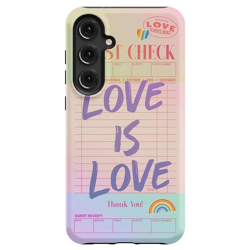 Flash Sale! Love is Love | Guest Check Pride Case  Dont Miss Out!