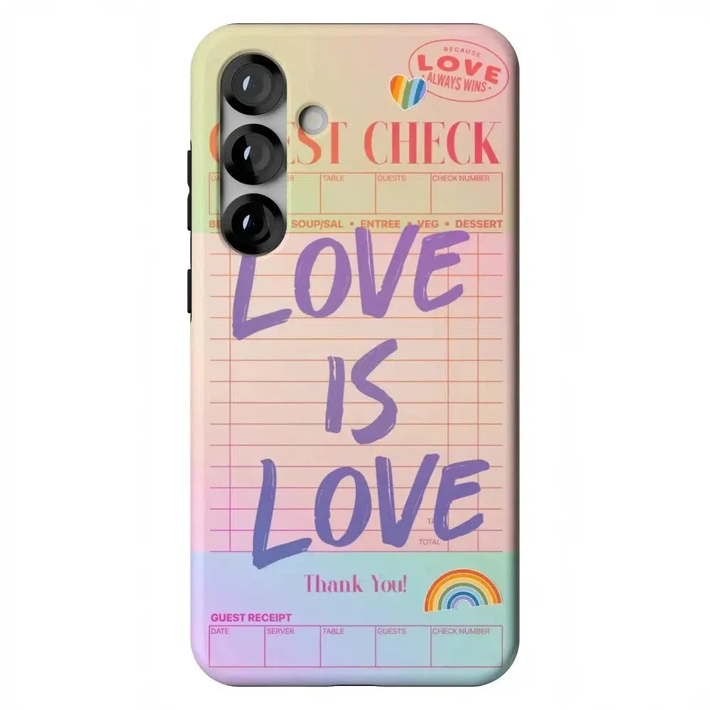 Flash Sale! Love is Love | Guest Check Pride Case  Dont Miss Out!