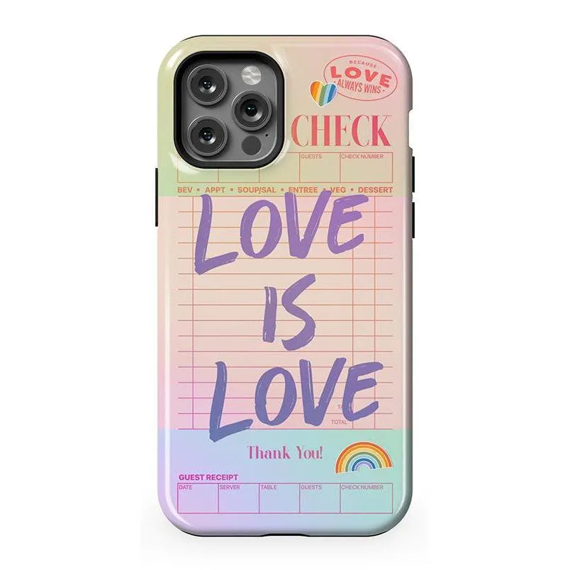 Flash Sale! Love is Love | Guest Check Pride Case  Dont Miss Out!