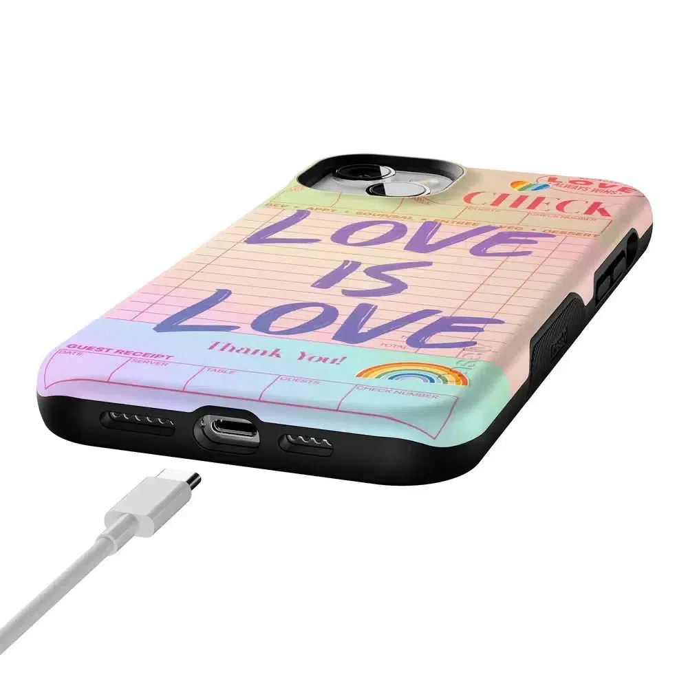 Flash Sale! Love is Love | Guest Check Pride Case  Dont Miss Out!
