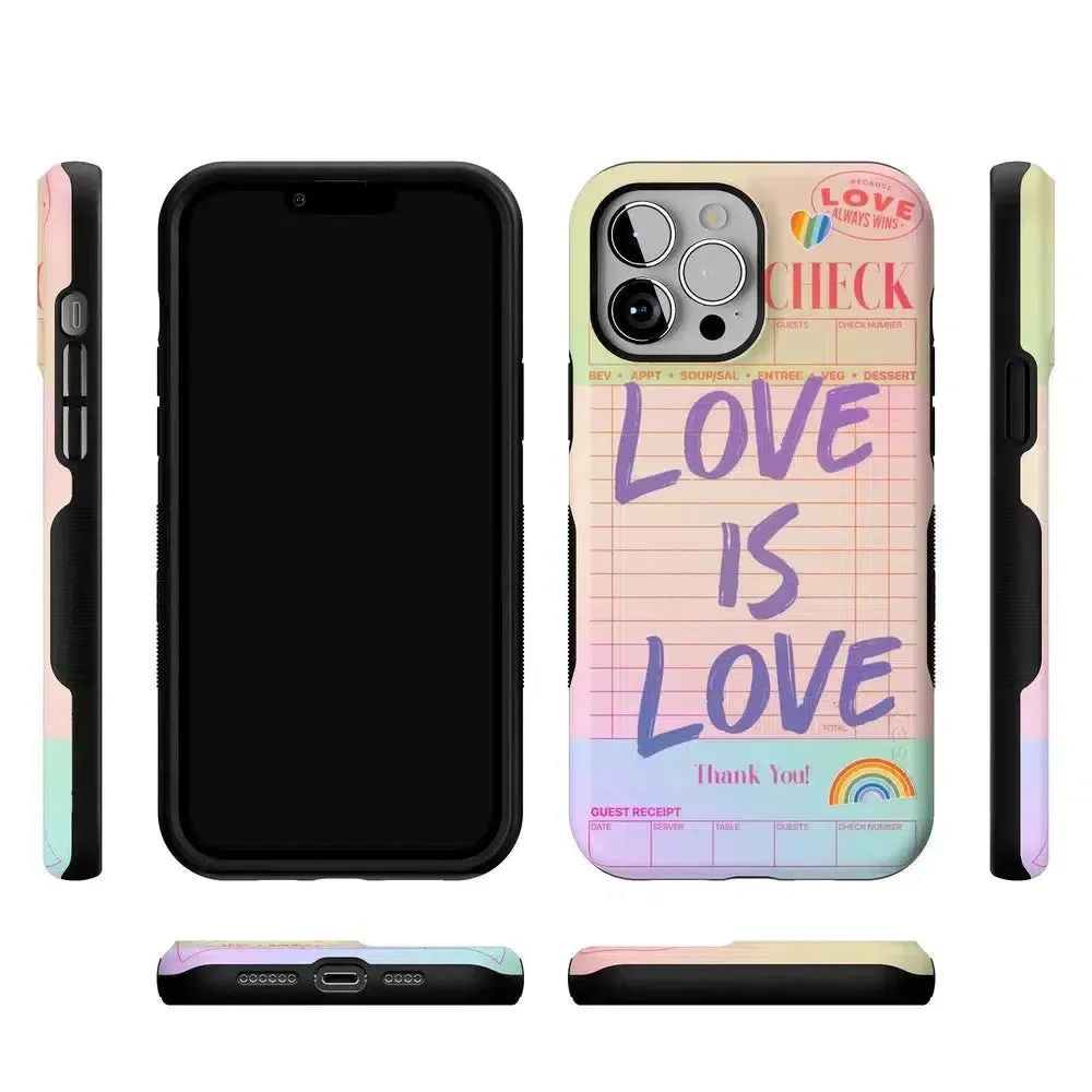 Flash Sale! Love is Love | Guest Check Pride Case  Dont Miss Out!