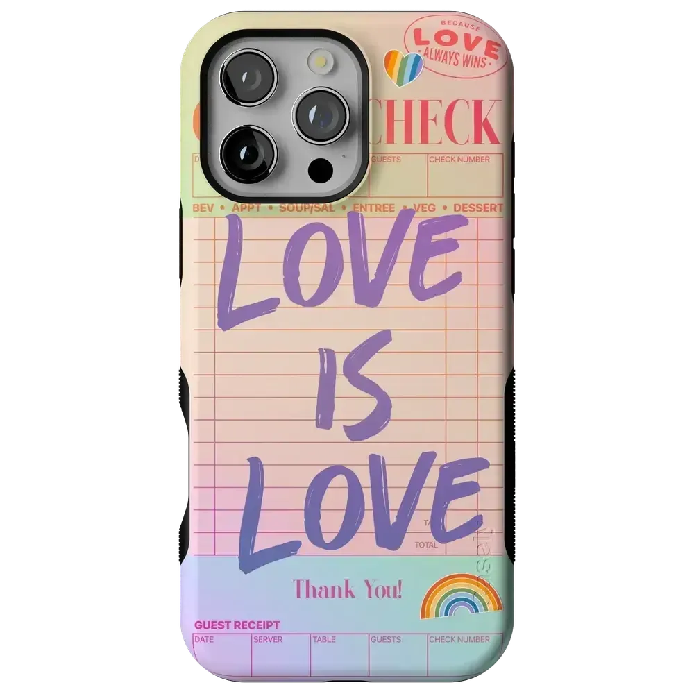 Flash Sale! Love is Love | Guest Check Pride Case  Dont Miss Out!