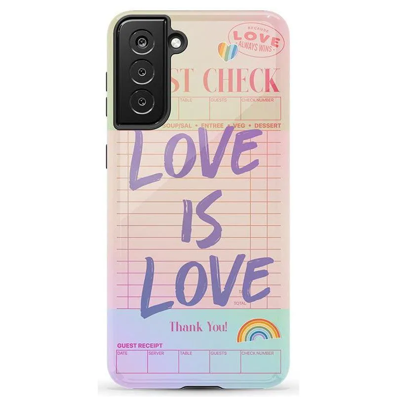 Flash Sale! Love is Love | Guest Check Pride Case  Dont Miss Out!