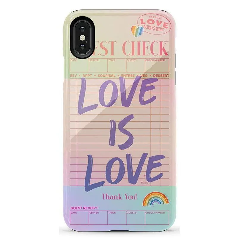 Flash Sale! Love is Love | Guest Check Pride Case  Dont Miss Out!