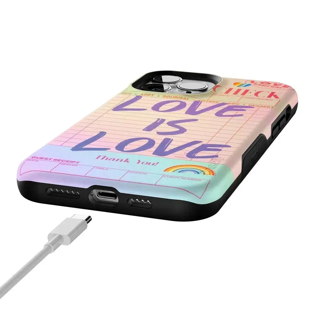 Flash Sale! Love is Love | Guest Check Pride Case  Dont Miss Out!