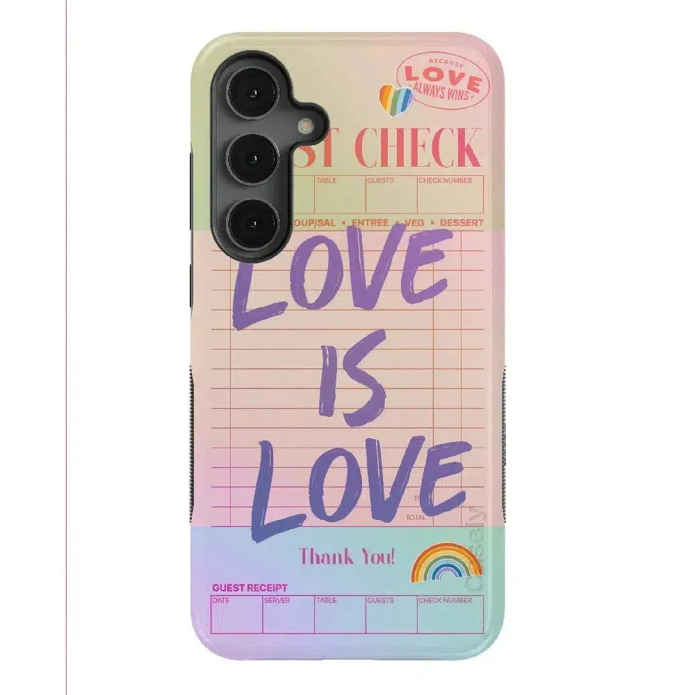 Flash Sale! Love is Love | Guest Check Pride Case  Dont Miss Out!