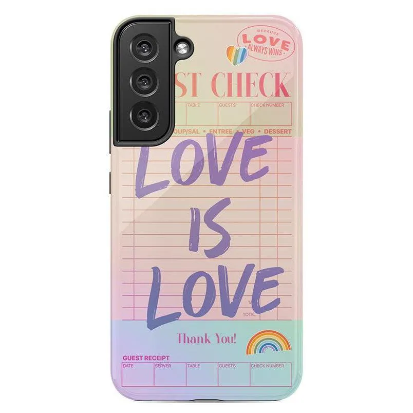 Flash Sale! Love is Love | Guest Check Pride Case  Dont Miss Out!
