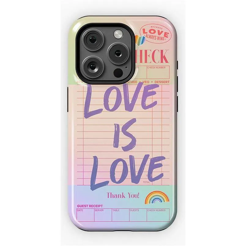 Flash Sale! Love is Love | Guest Check Pride Case  Dont Miss Out!