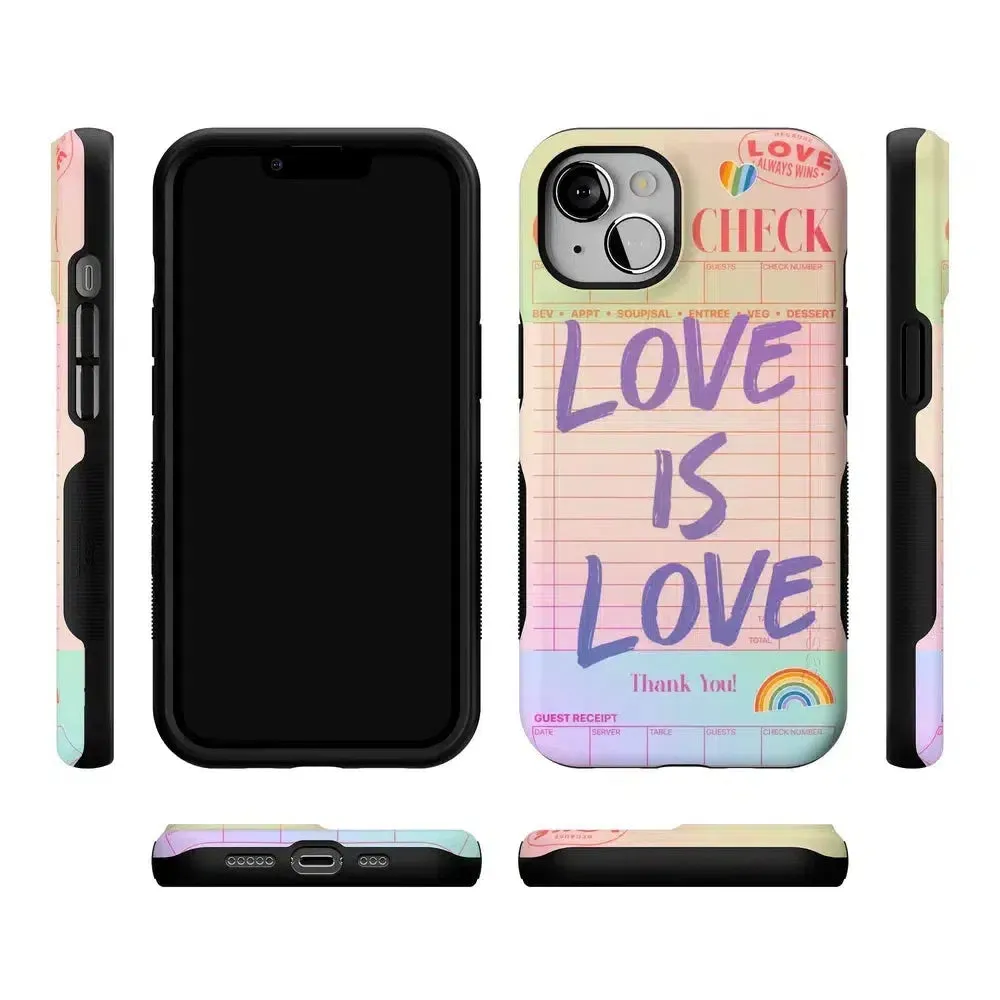 Flash Sale! Love is Love | Guest Check Pride Case  Dont Miss Out!