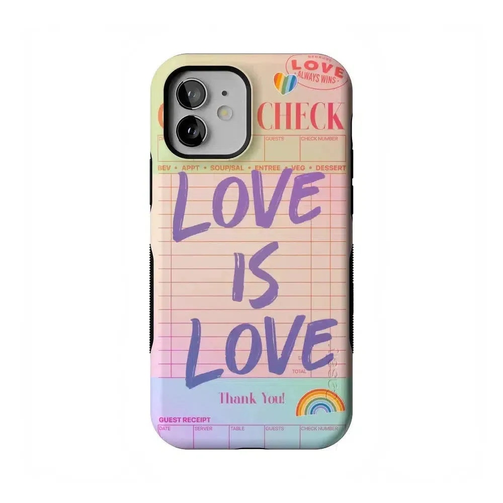 Flash Sale! Love is Love | Guest Check Pride Case  Dont Miss Out!
