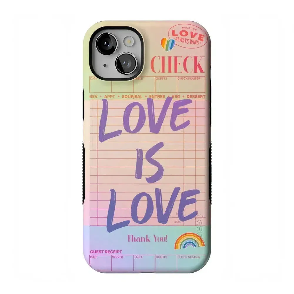 Flash Sale! Love is Love | Guest Check Pride Case  Dont Miss Out!