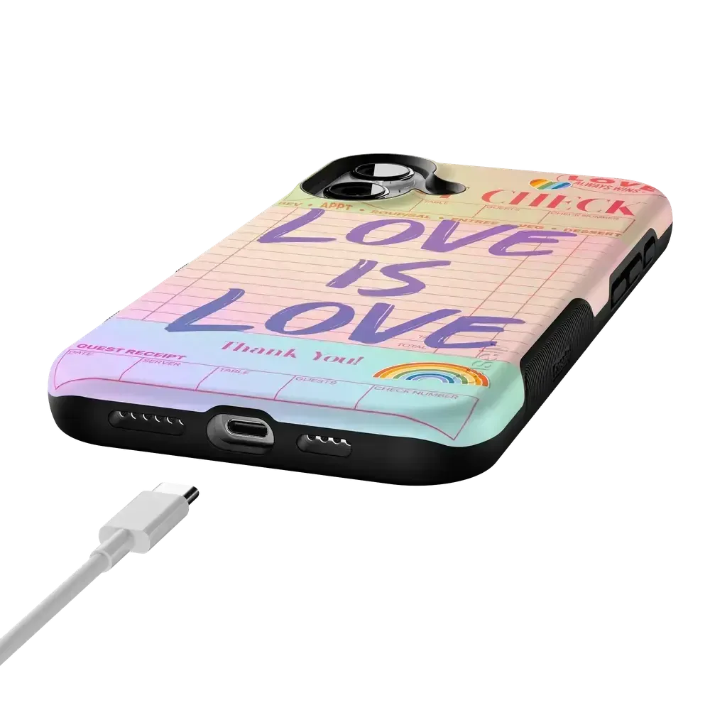 Flash Sale! Love is Love | Guest Check Pride Case  Dont Miss Out!