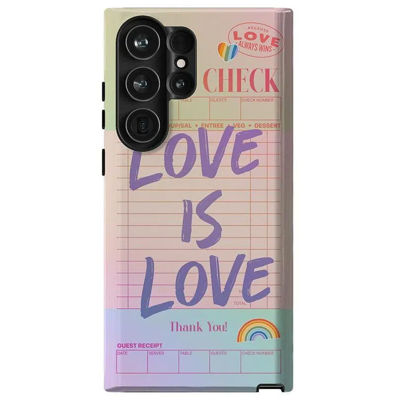Flash Sale! Love is Love | Guest Check Pride Case  Dont Miss Out!
