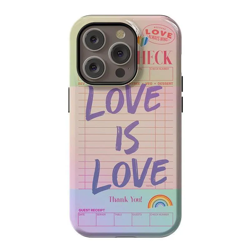 Flash Sale! Love is Love | Guest Check Pride Case  Dont Miss Out!
