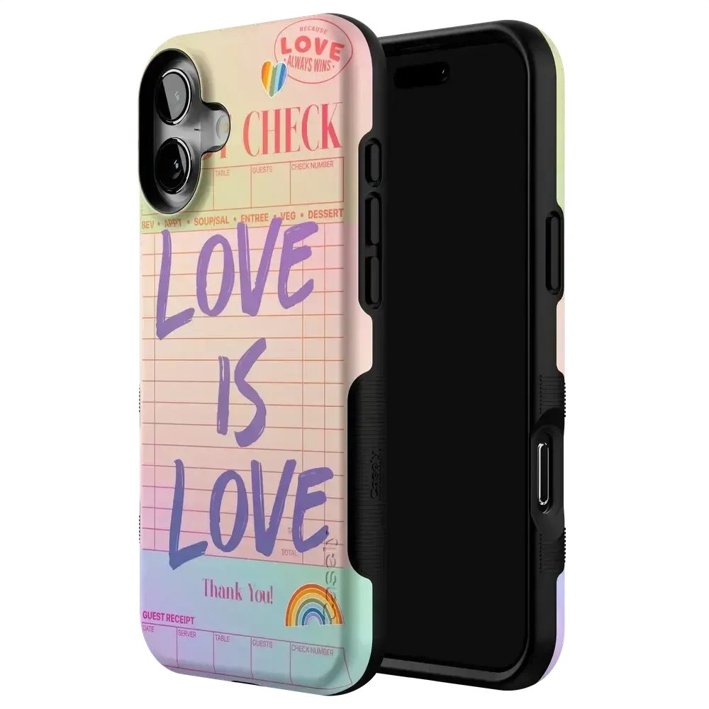Flash Sale! Love is Love | Guest Check Pride Case  Dont Miss Out!