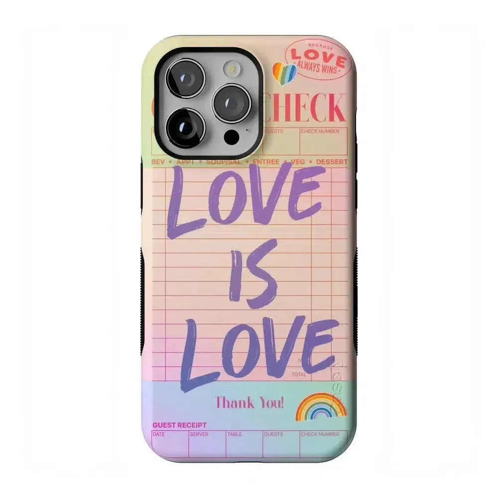 Flash Sale! Love is Love | Guest Check Pride Case  Dont Miss Out!