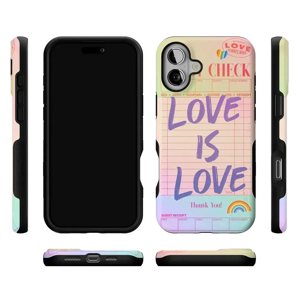 Flash Sale! Love is Love | Guest Check Pride Case  Dont Miss Out!