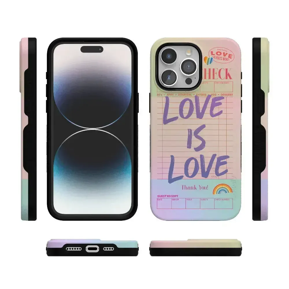 Flash Sale! Love is Love | Guest Check Pride Case  Dont Miss Out!