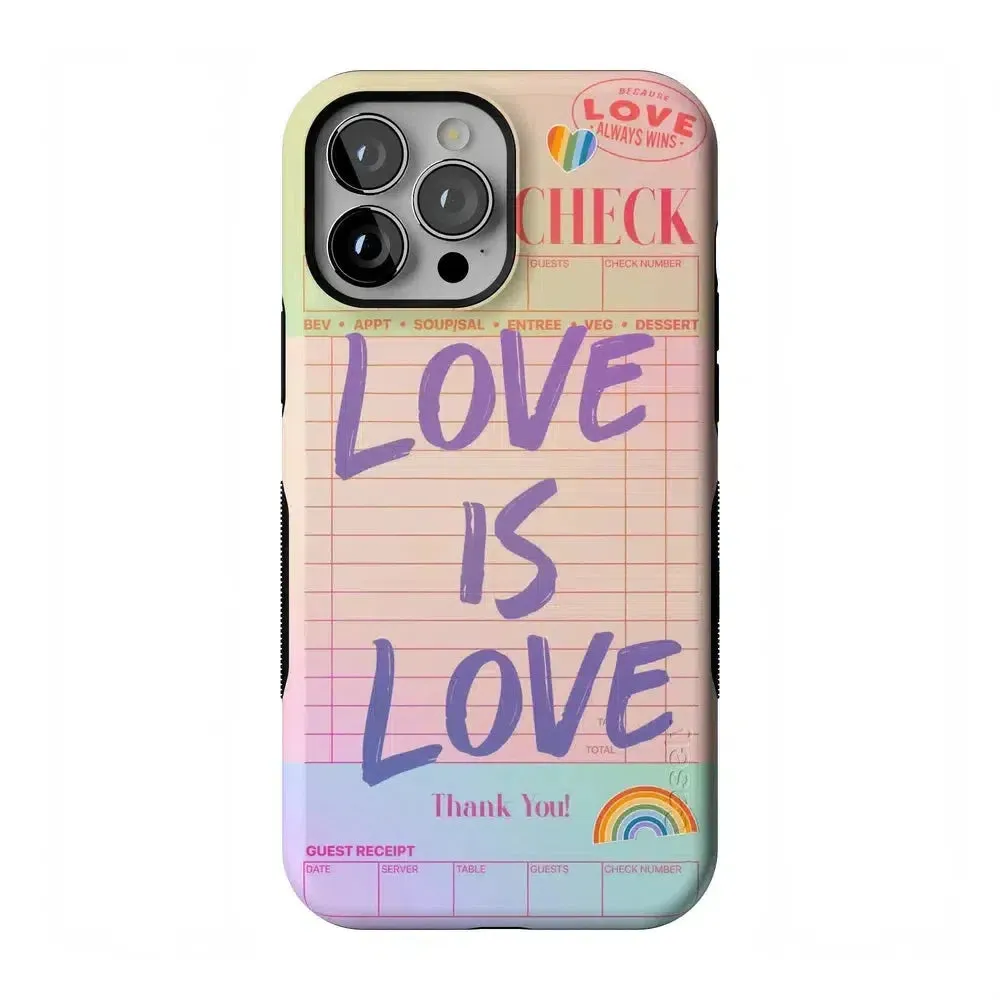 Flash Sale! Love is Love | Guest Check Pride Case  Dont Miss Out!