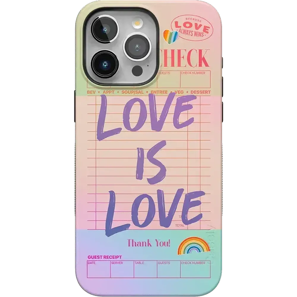 Flash Sale! Love is Love | Guest Check Pride Case  Dont Miss Out!