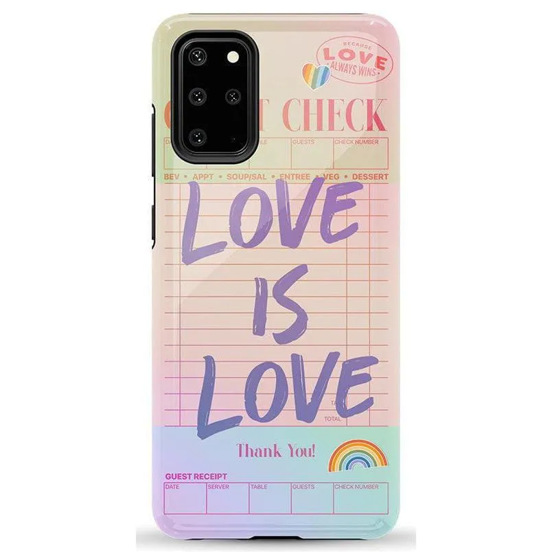 Flash Sale! Love is Love | Guest Check Pride Case  Dont Miss Out!