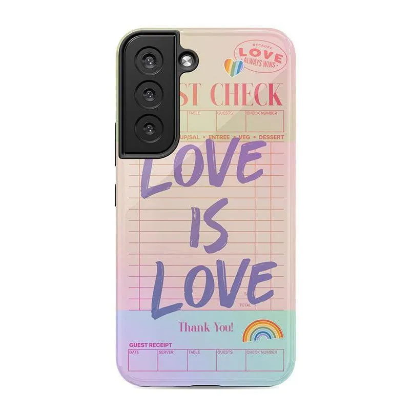 Flash Sale! Love is Love | Guest Check Pride Case  Dont Miss Out!