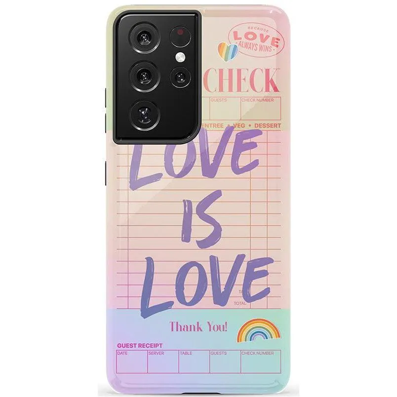 Flash Sale! Love is Love | Guest Check Pride Case  Dont Miss Out!