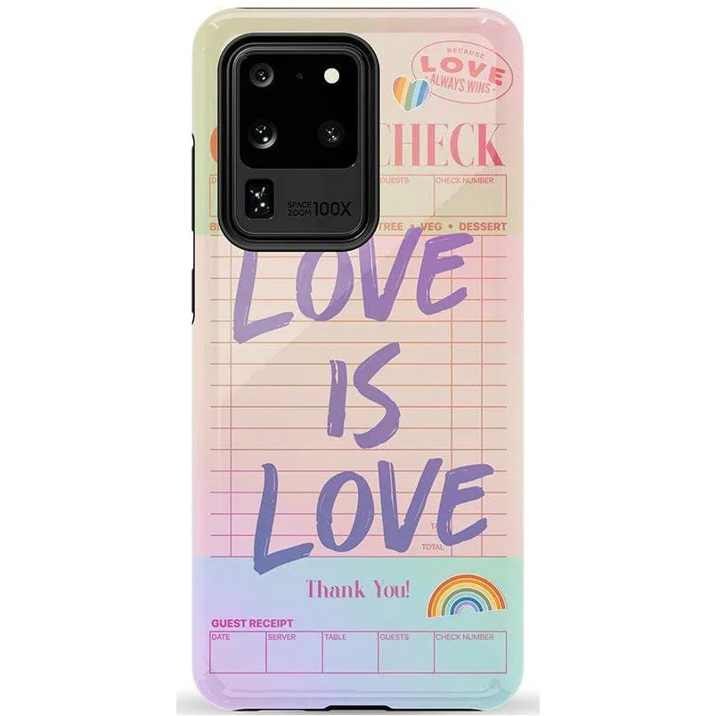 Flash Sale! Love is Love | Guest Check Pride Case  Dont Miss Out!