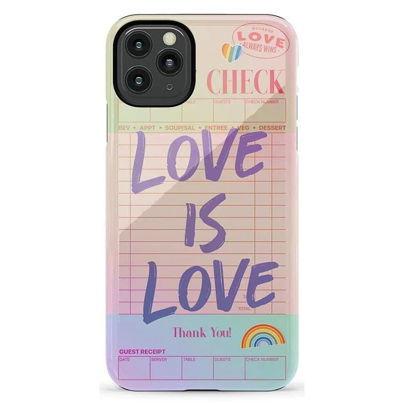 Flash Sale! Love is Love | Guest Check Pride Case  Dont Miss Out!