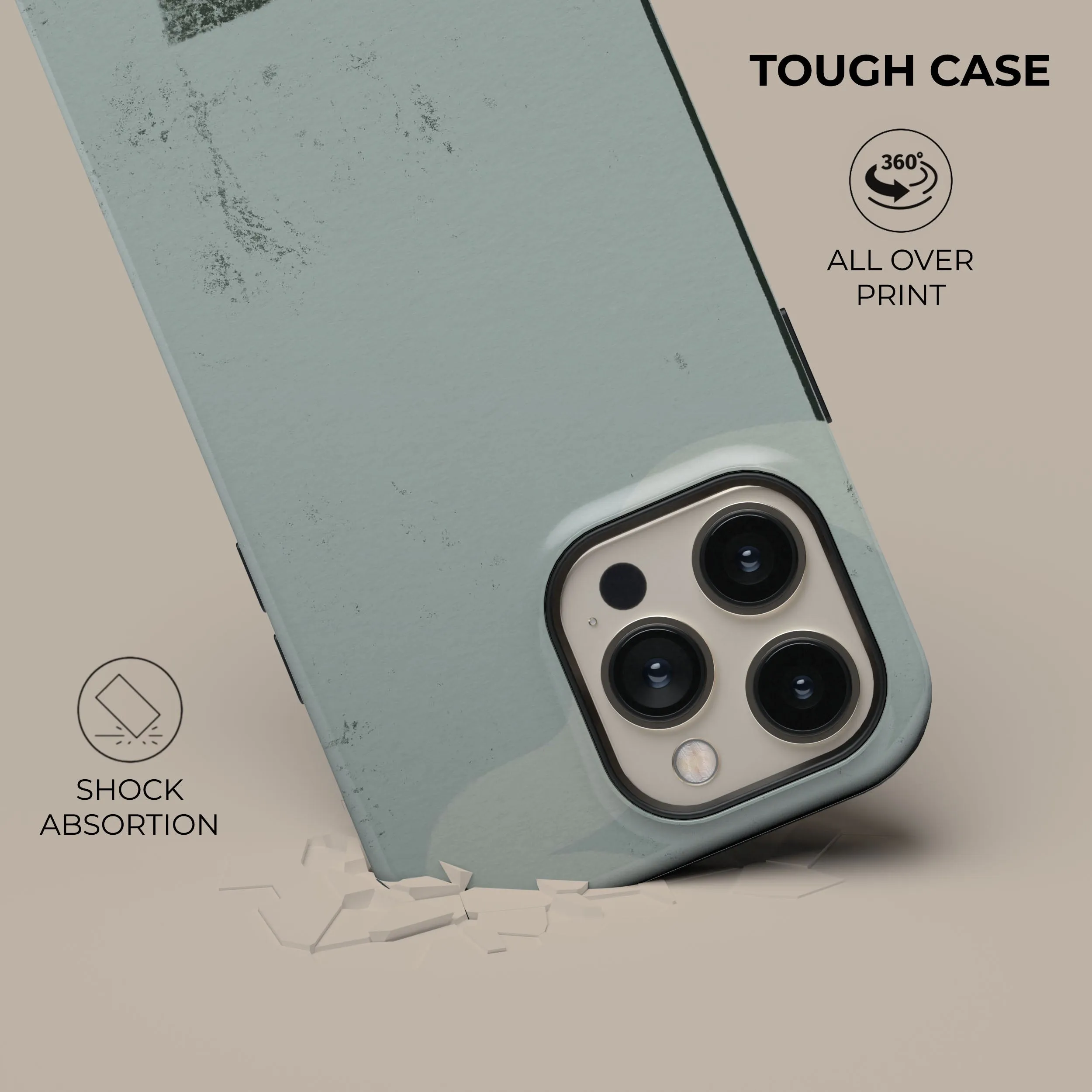 Flash Sale! Marine Green Organic Phone Case  Ends Soon!