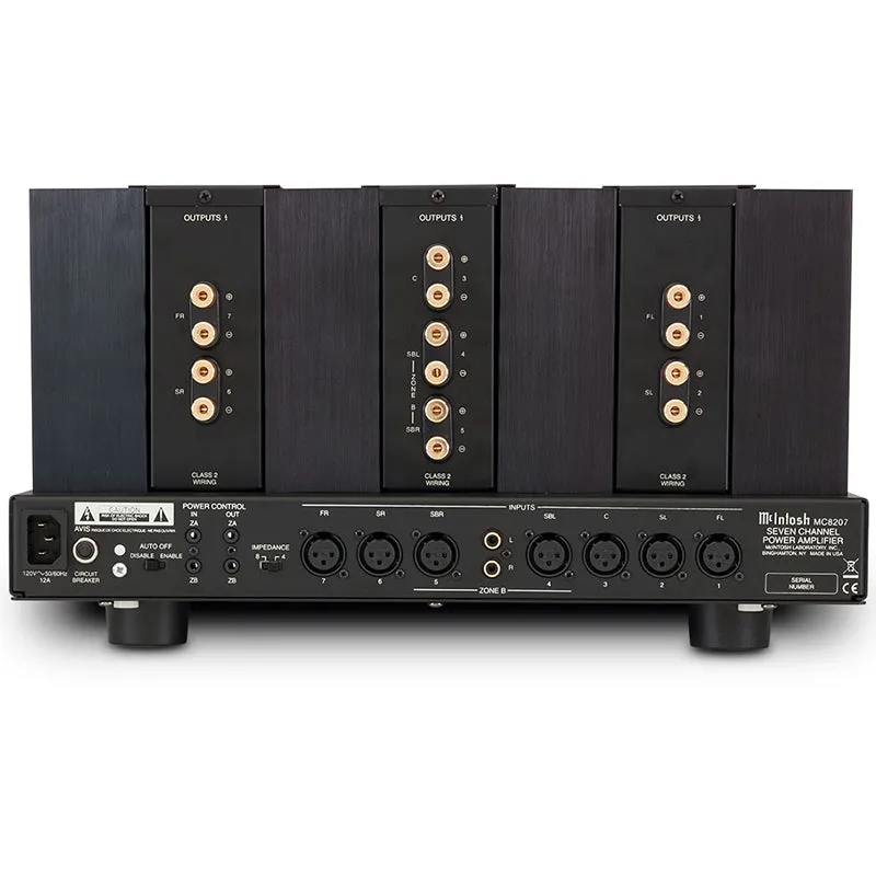 Flash Sale McIntosh MC8207 - 7-Channel Solid State Amplifier 200W/ch  Almost Sold Out!