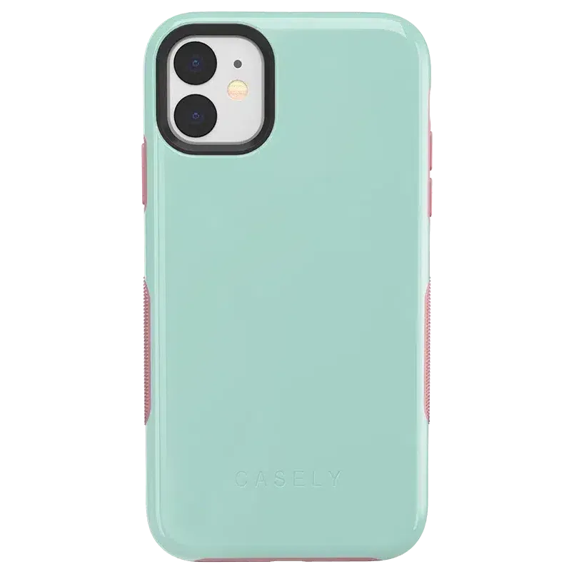 Flash Sale! Mint Green on Pink | Ultra-Protective Bold Case  Ends Soon!