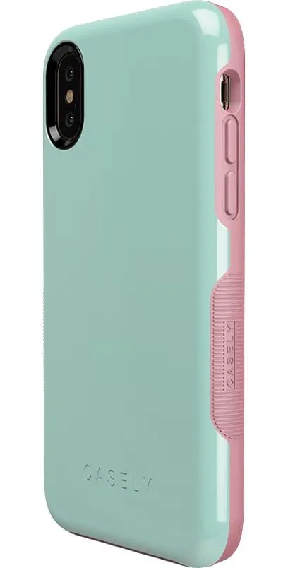 Flash Sale! Mint Green on Pink | Ultra-Protective Bold Case  Ends Soon!