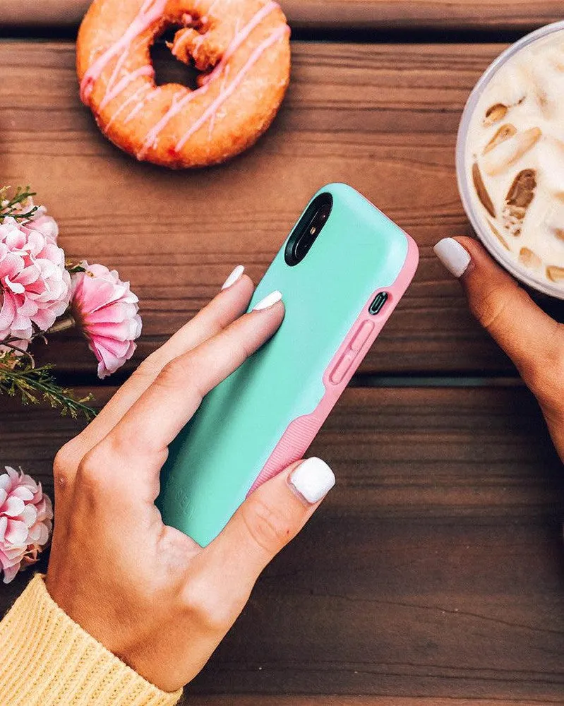 Flash Sale! Mint Green on Pink | Ultra-Protective Bold Case  Ends Soon!