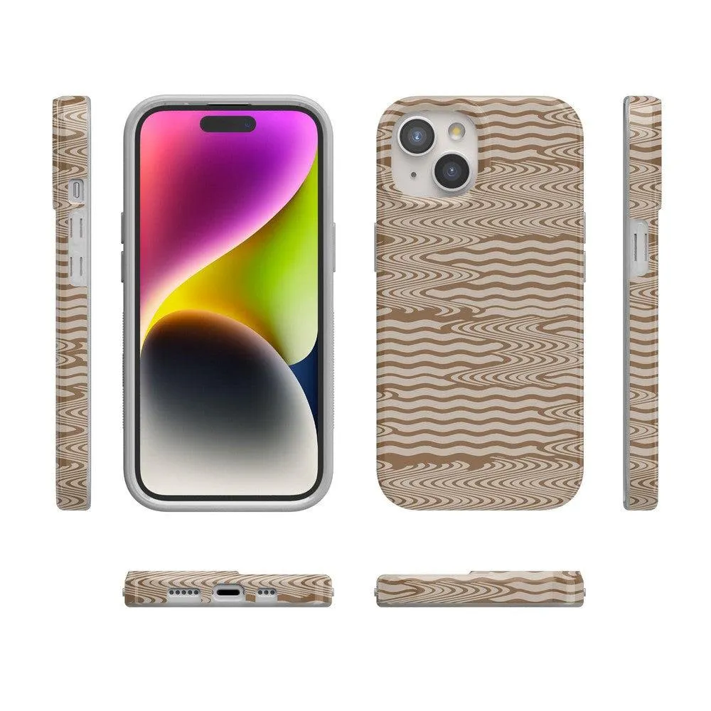 Flash Sale Mocha Ripple | Brown Waves Case  Today Only!