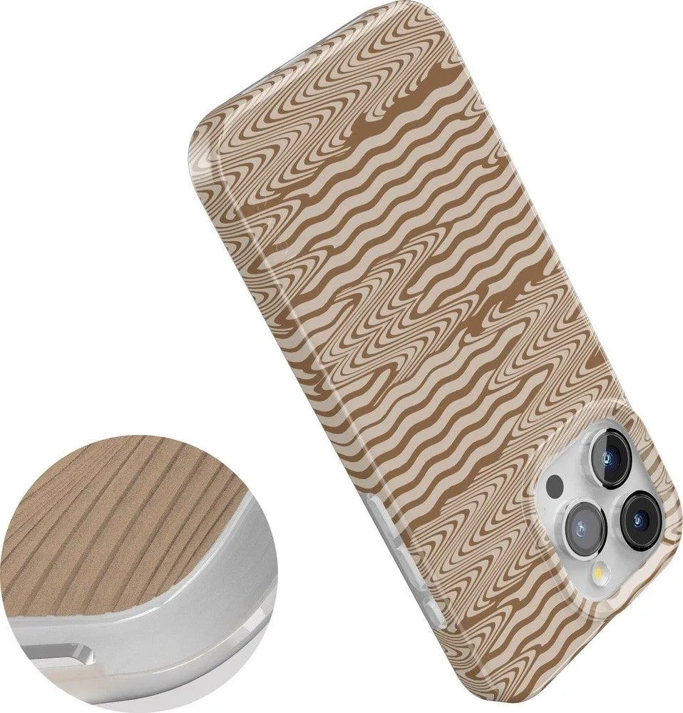 Flash Sale Mocha Ripple | Brown Waves Case  Today Only!