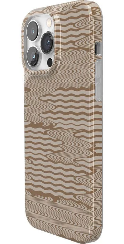 Flash Sale Mocha Ripple | Brown Waves Case  Today Only!