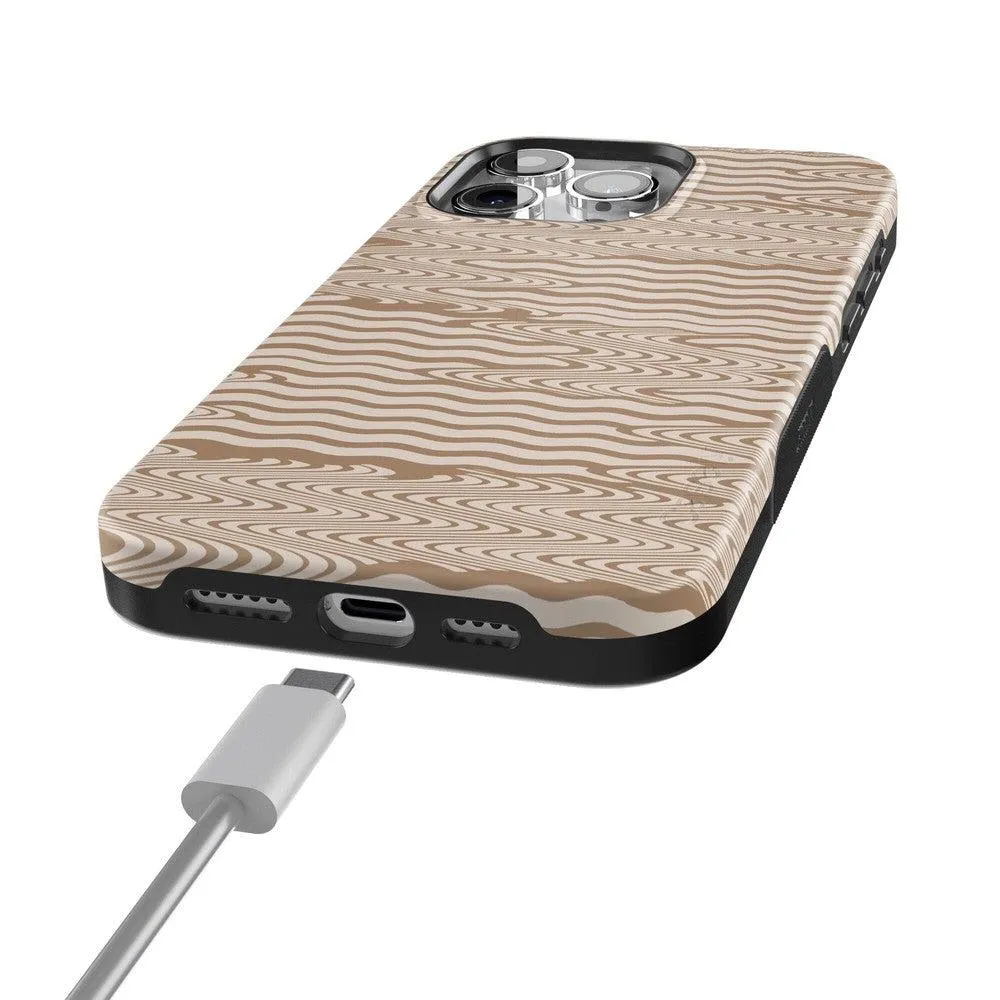 Flash Sale Mocha Ripple | Brown Waves Case  Today Only!
