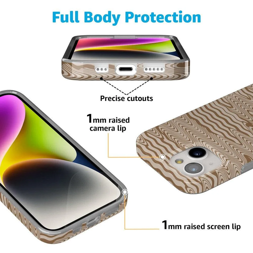 Flash Sale Mocha Ripple | Brown Waves Case  Today Only!