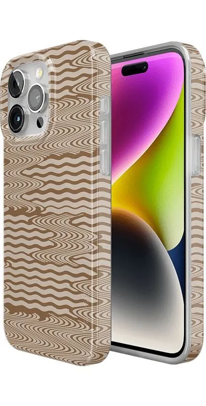 Flash Sale Mocha Ripple | Brown Waves Case  Today Only!