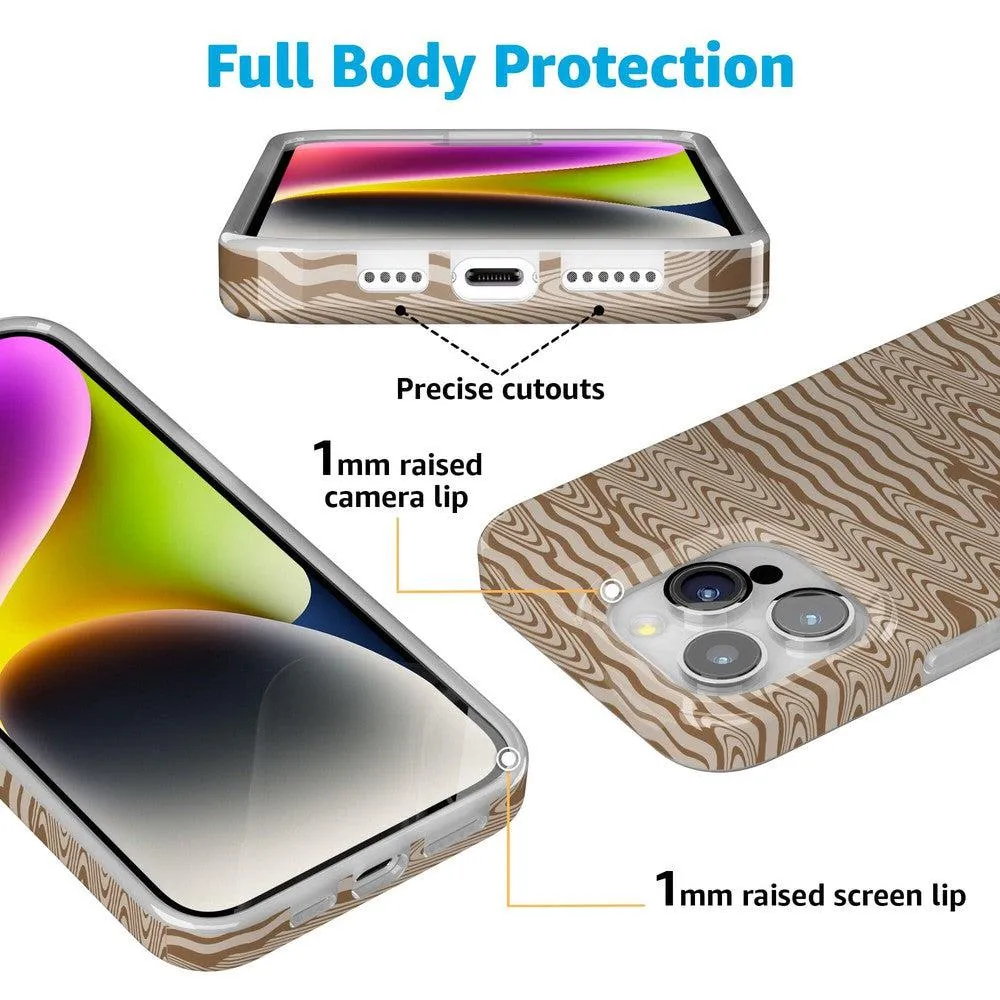 Flash Sale Mocha Ripple | Brown Waves Case  Today Only!