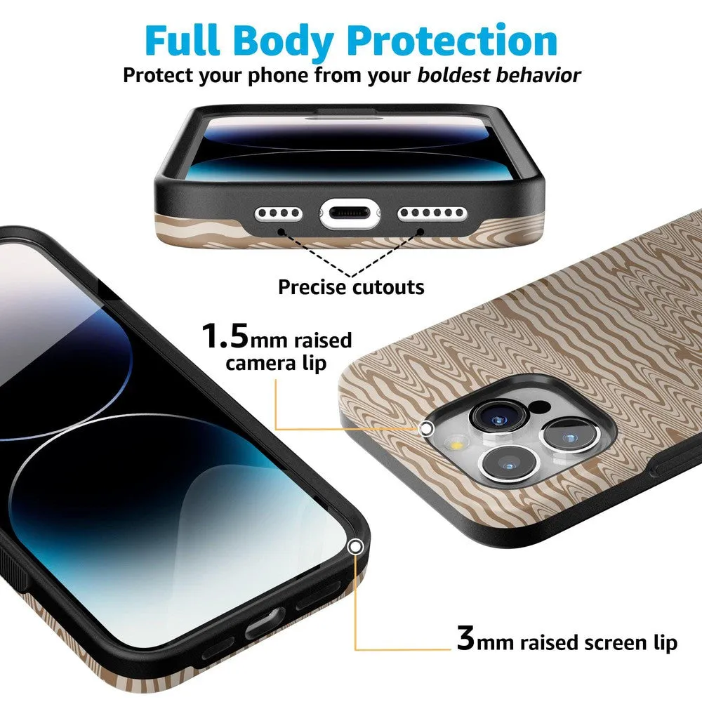 Flash Sale Mocha Ripple | Brown Waves Case  Today Only!