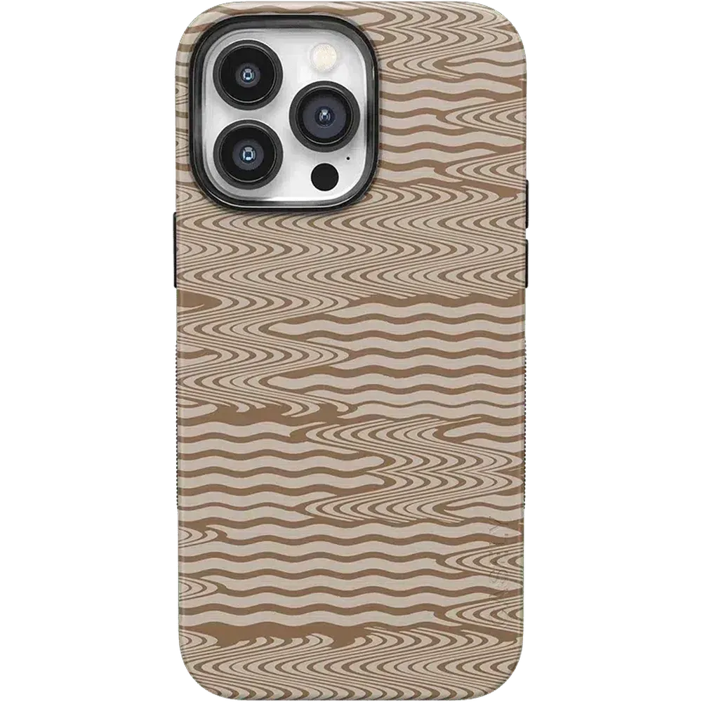 Flash Sale Mocha Ripple | Brown Waves Case  Today Only!