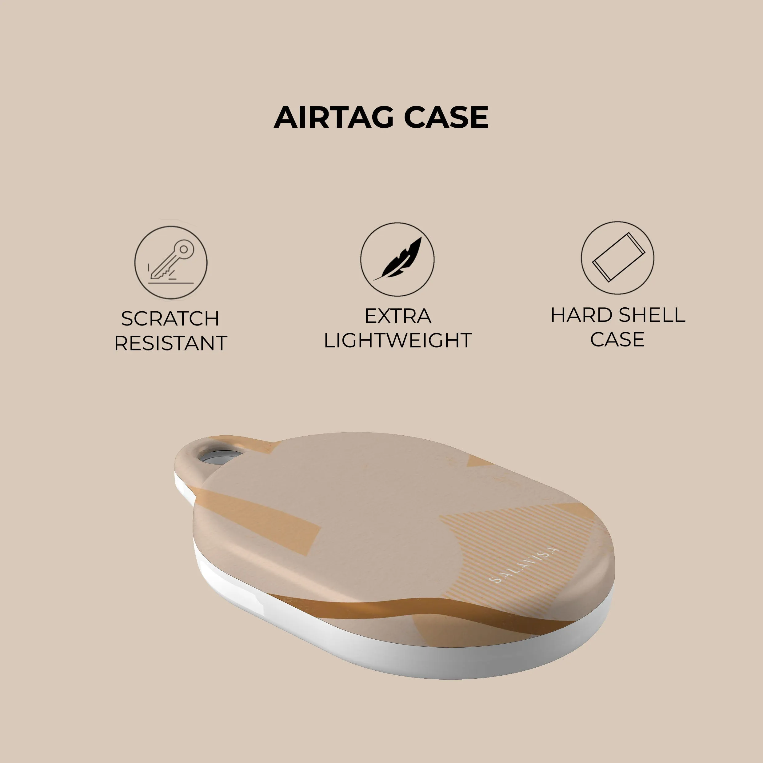 Flash Sale! Neutral Organic AirTag Holder  Last Few Pieces!